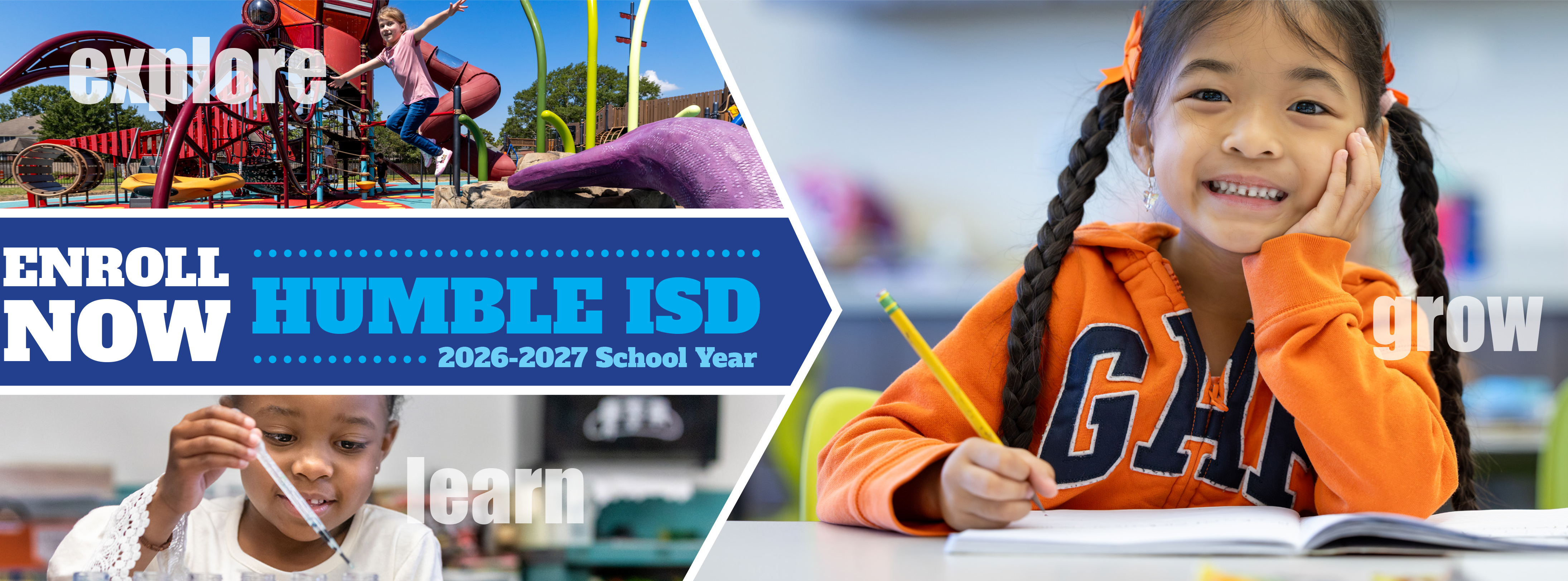 Humble ISD Enrollment Banner