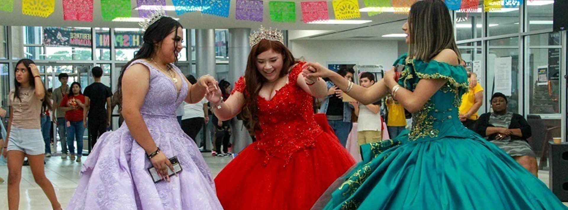 Hispanic Heritage Event dancers