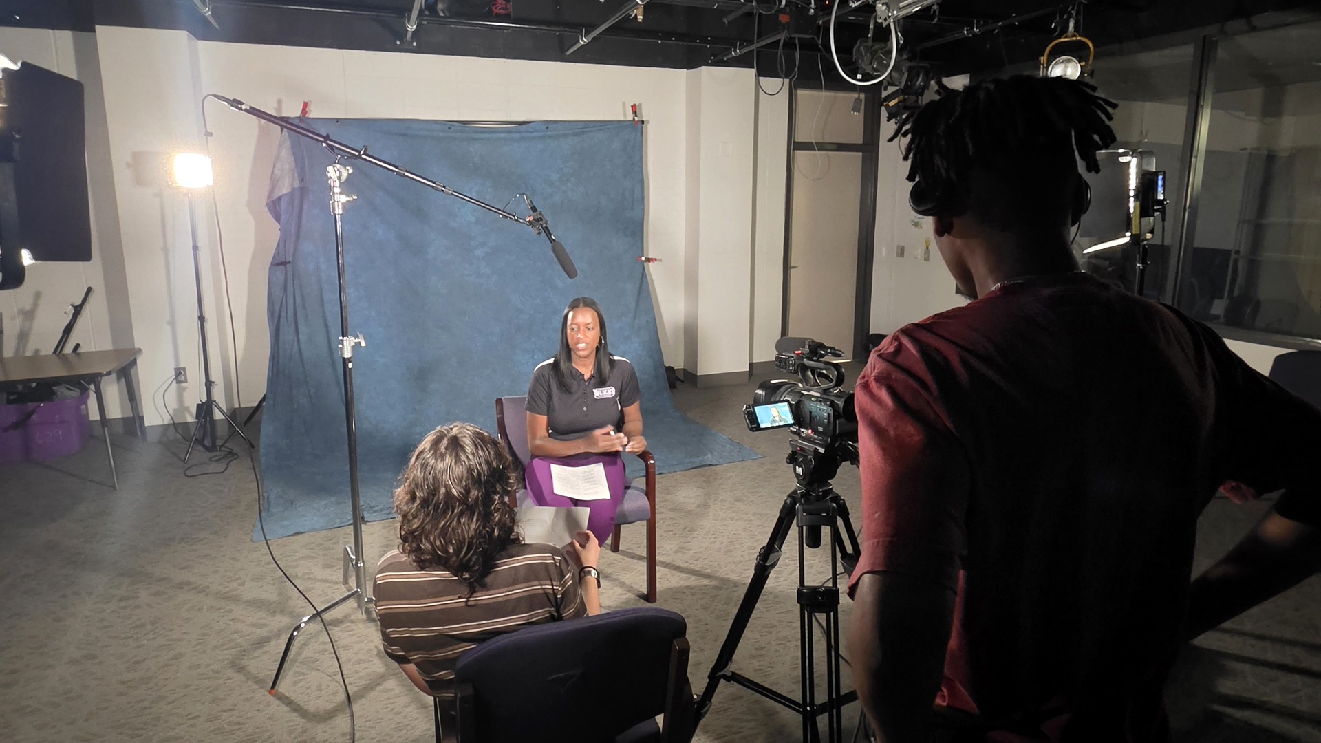 Ms. Peterson Interviewing about the new branding.