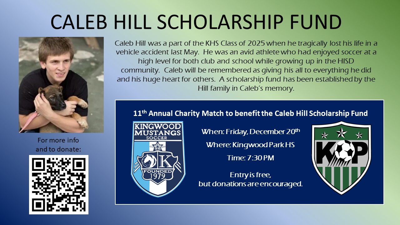 11th Annual Charity Game Caleb Hill Scholarship