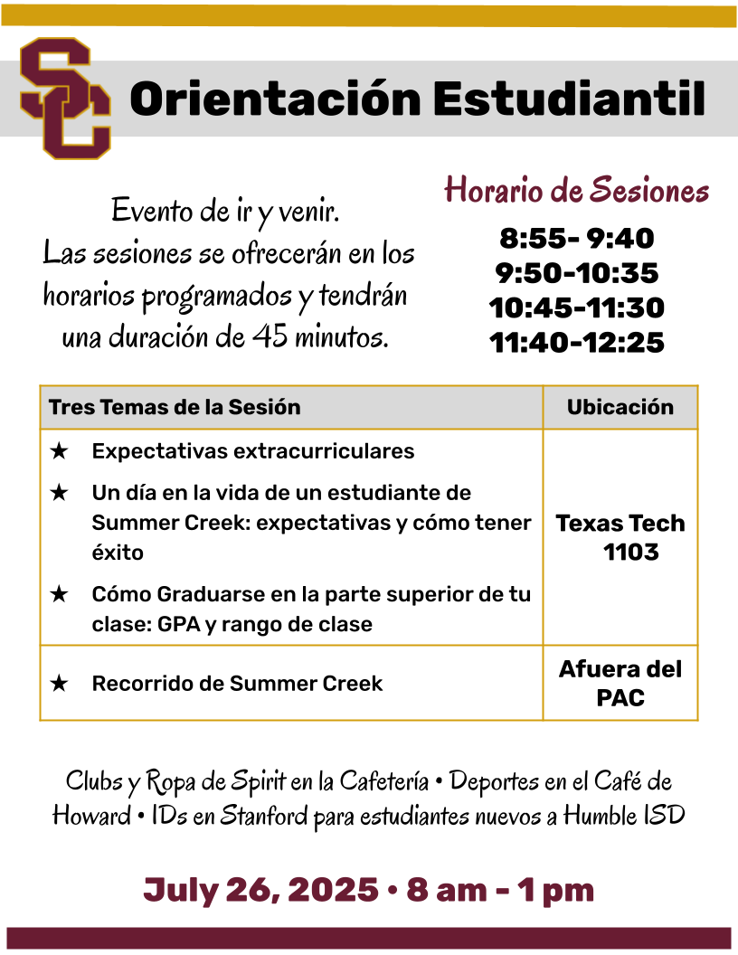 spanish orientation