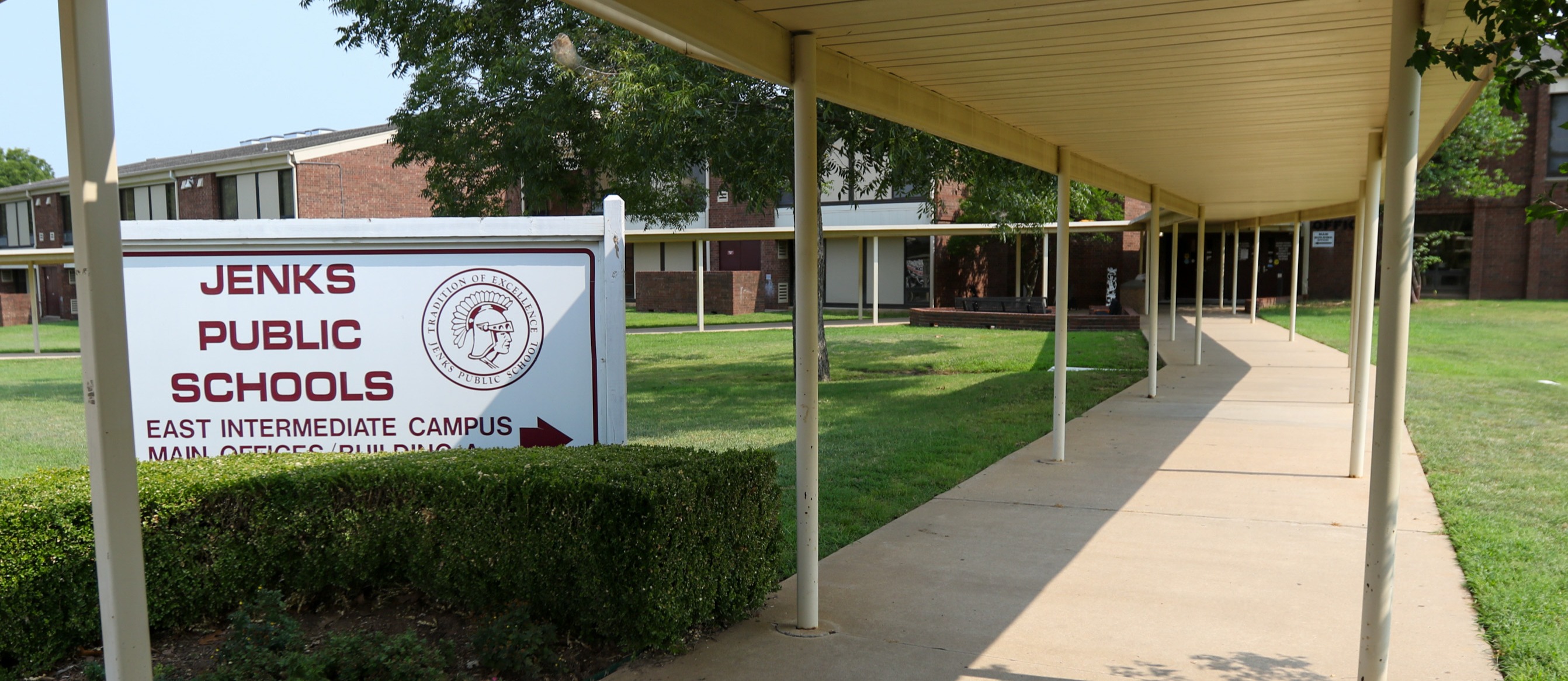 Jenks east intermediate entrance