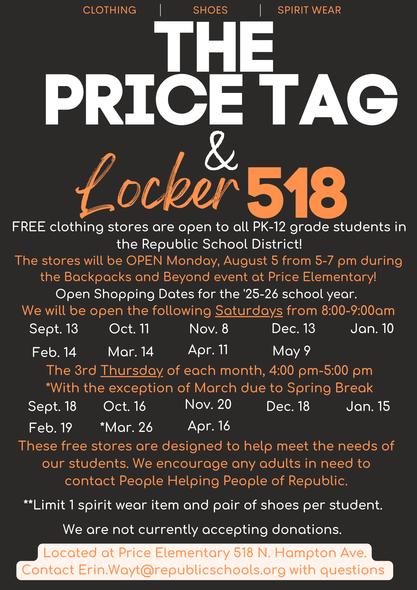 Price Tag/Locker 518
