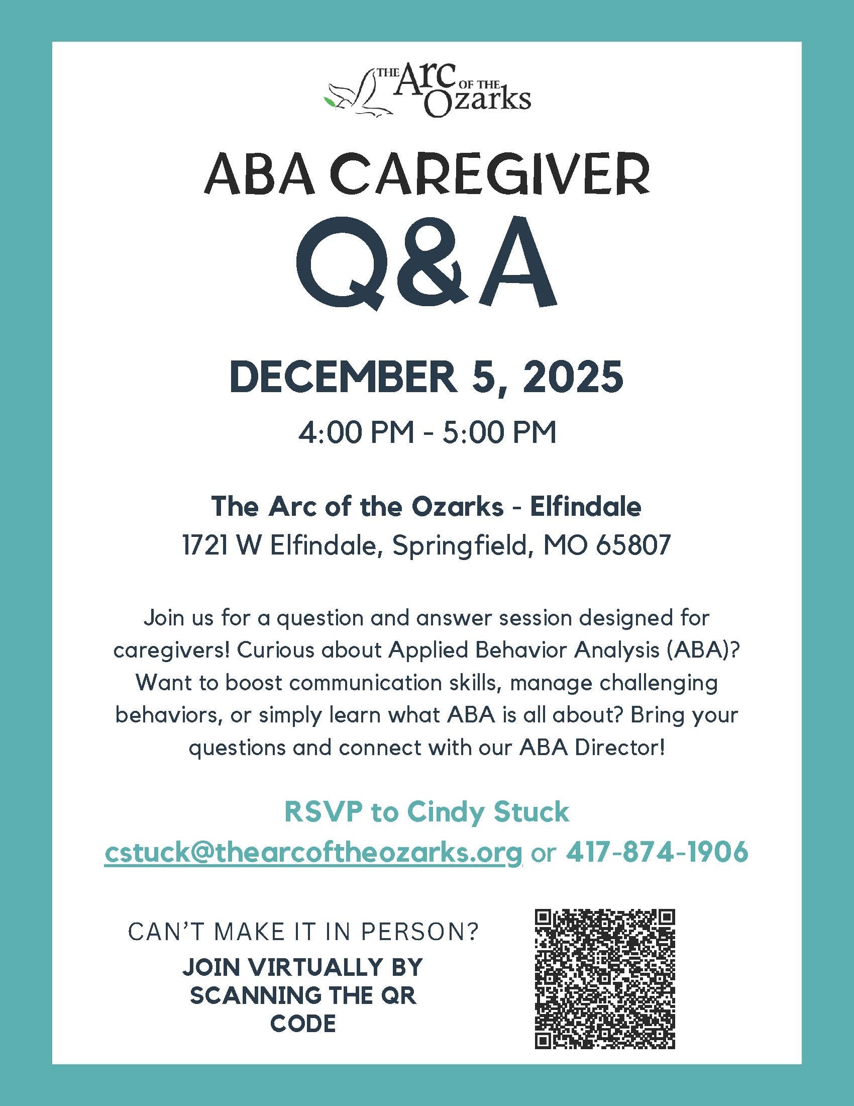 ABA Caregiver Q&A
