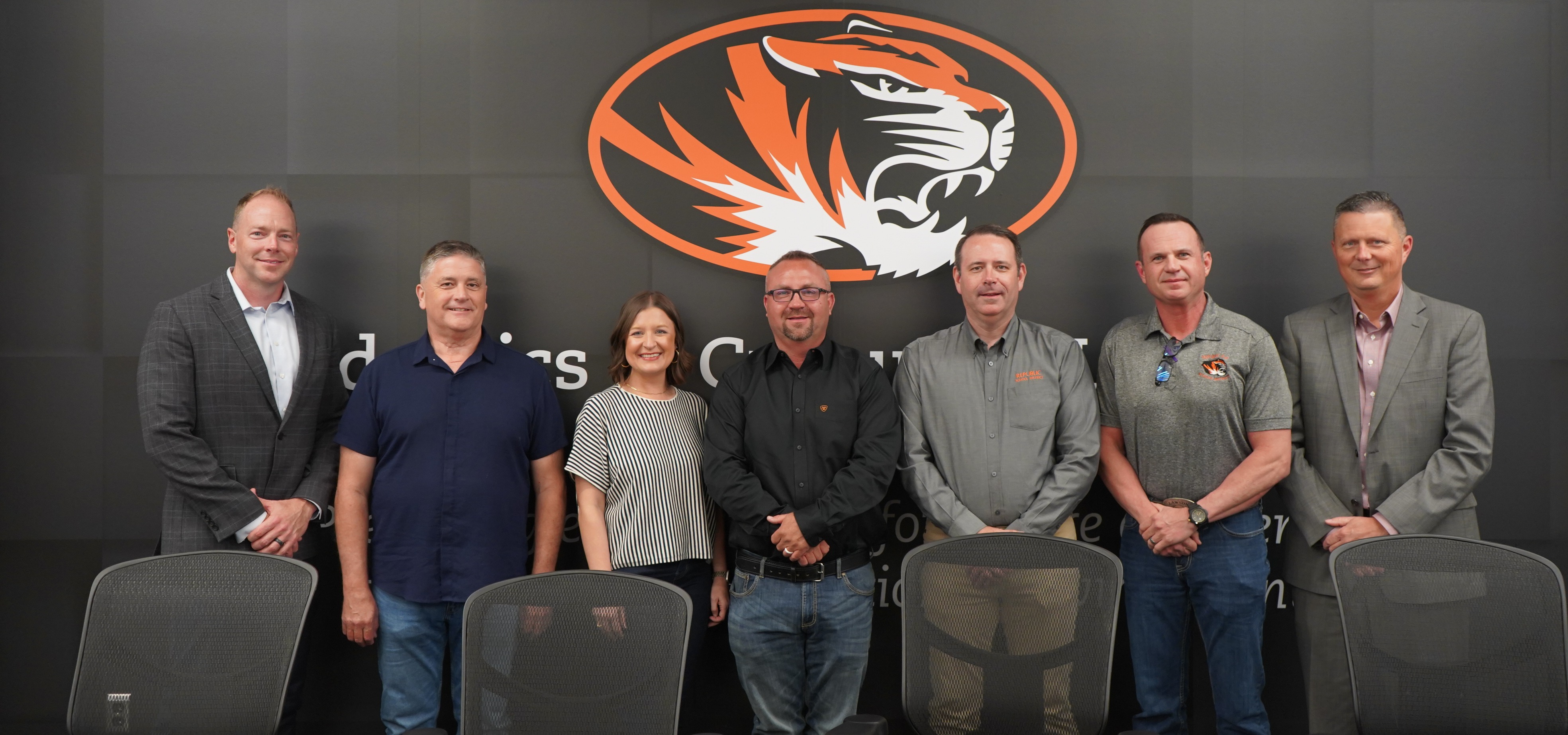 Board of Education members smiling