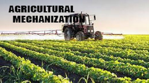 AGRICULTURAL MECHANIZATION