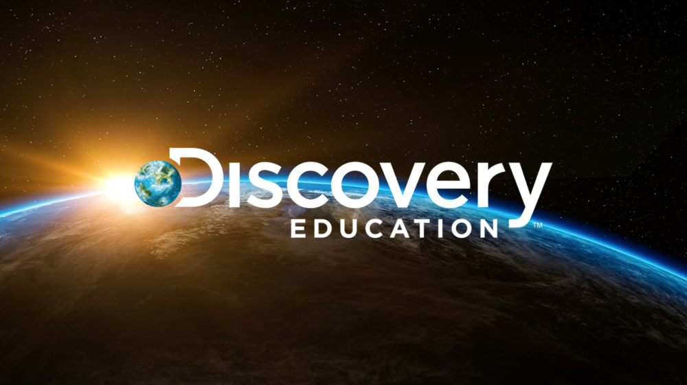 Image of Earth in space with Discovery Education Logo in front