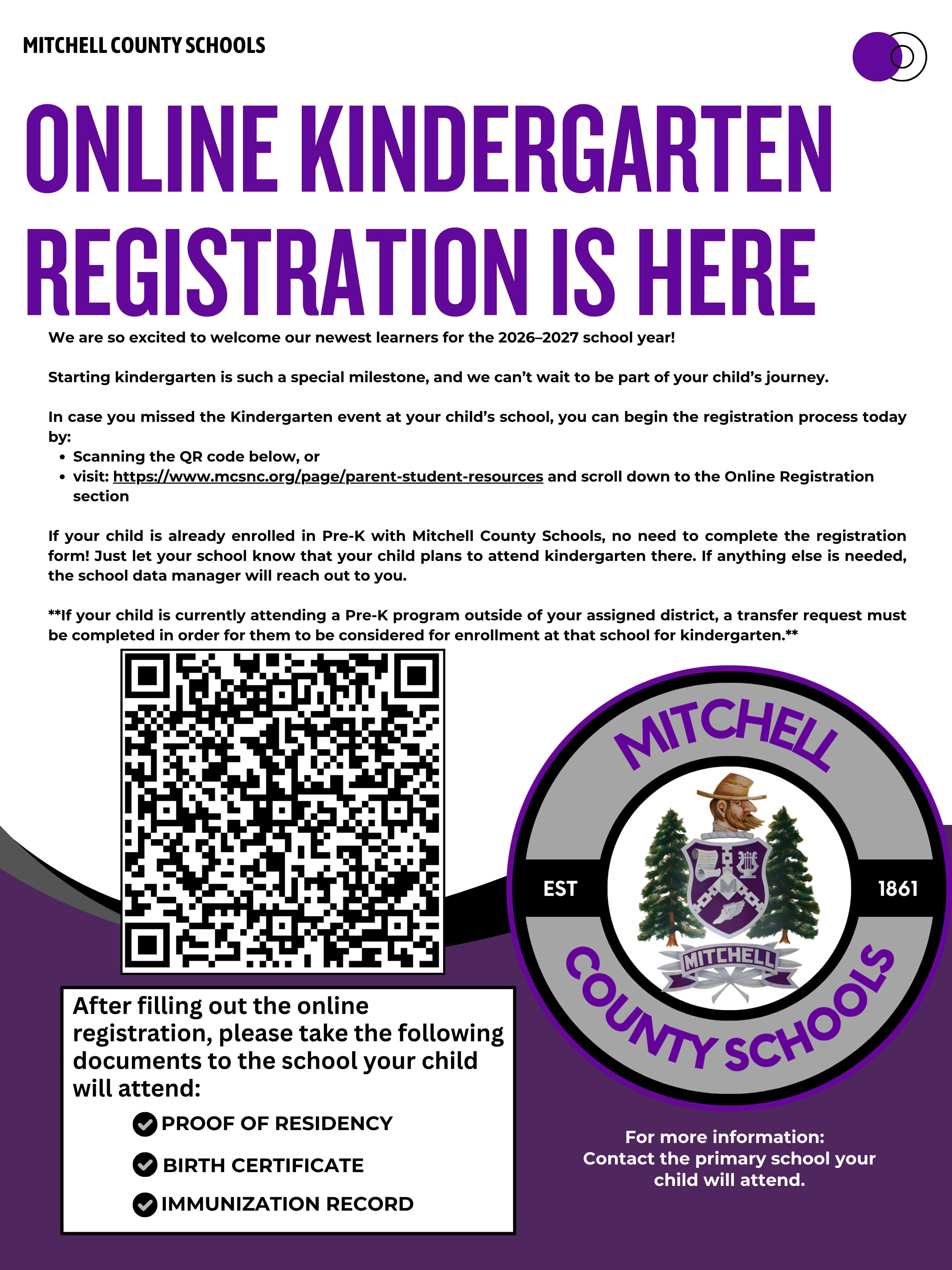 Kindergarten Registration