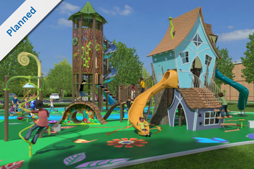 GE Enchanted Forest Playground Renderings
