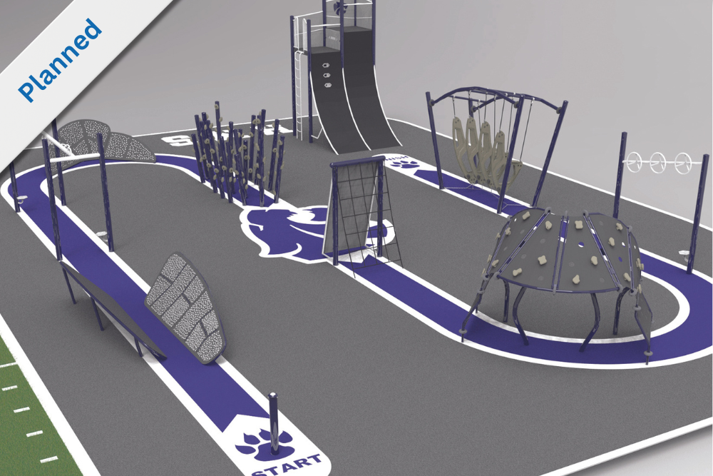 Humble Middle School Fitness Rendering