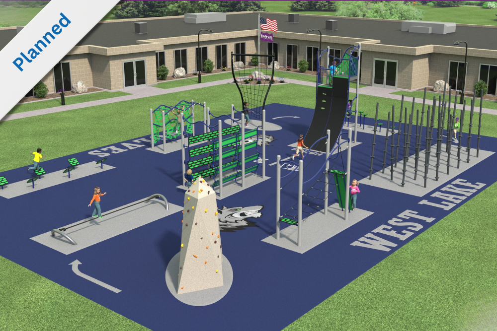 WLMS Fitness Course rendering