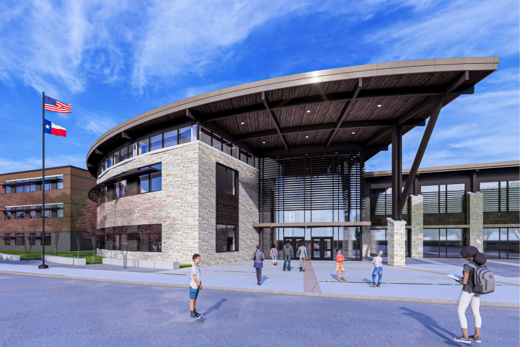 Lake Houston Middle School rendering