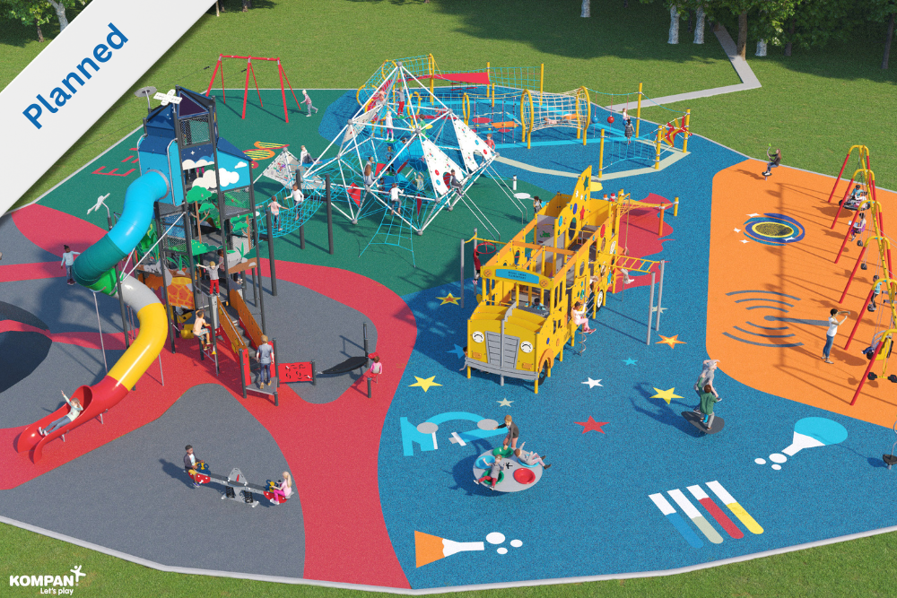 Magic Science Lab Playground Rendering