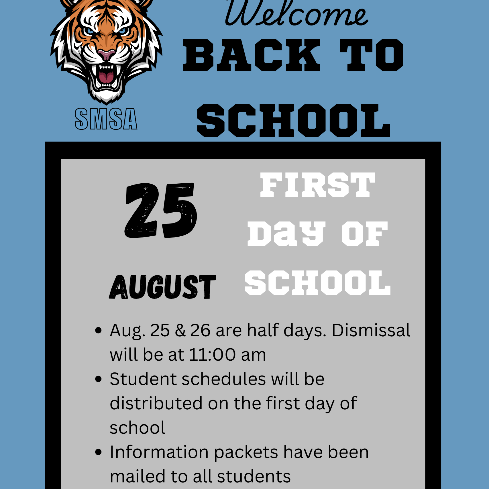First Day of School