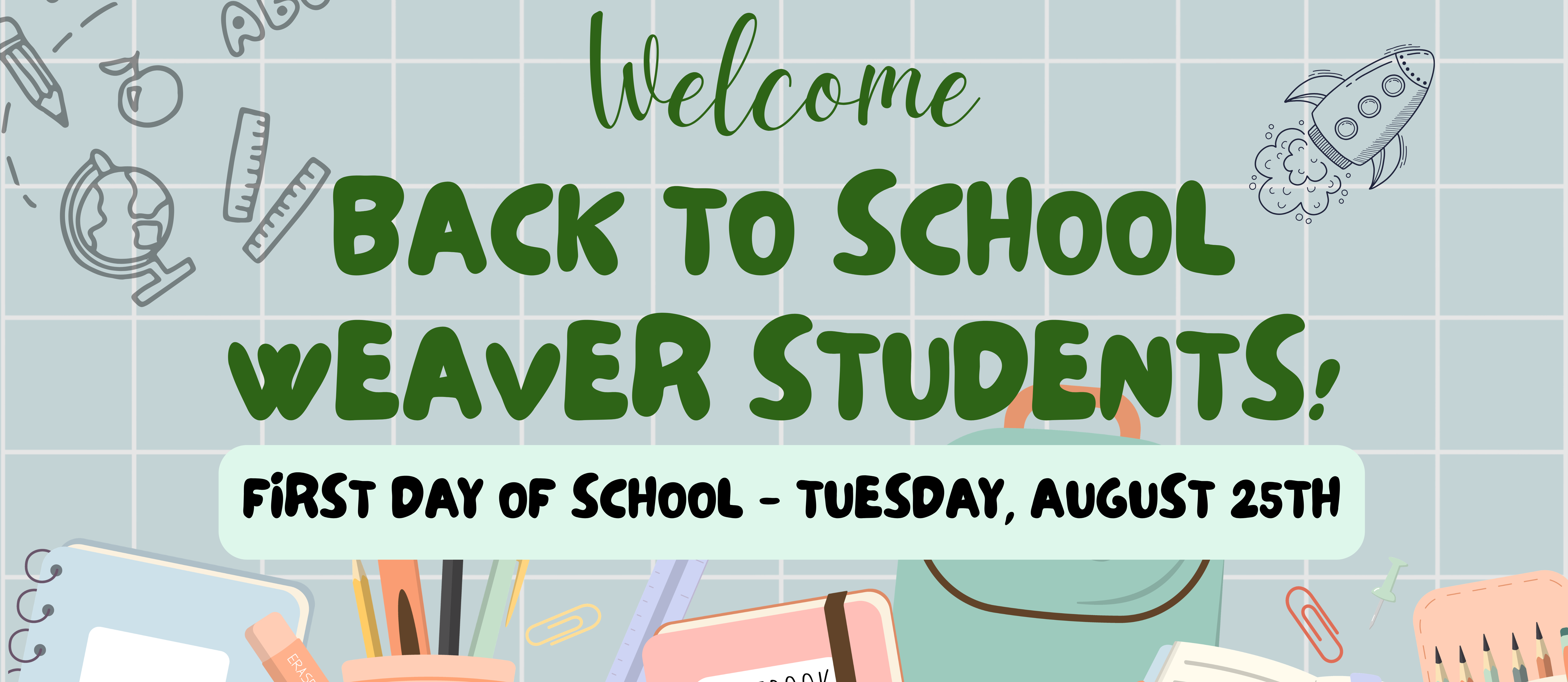 Welcome Back - First Day