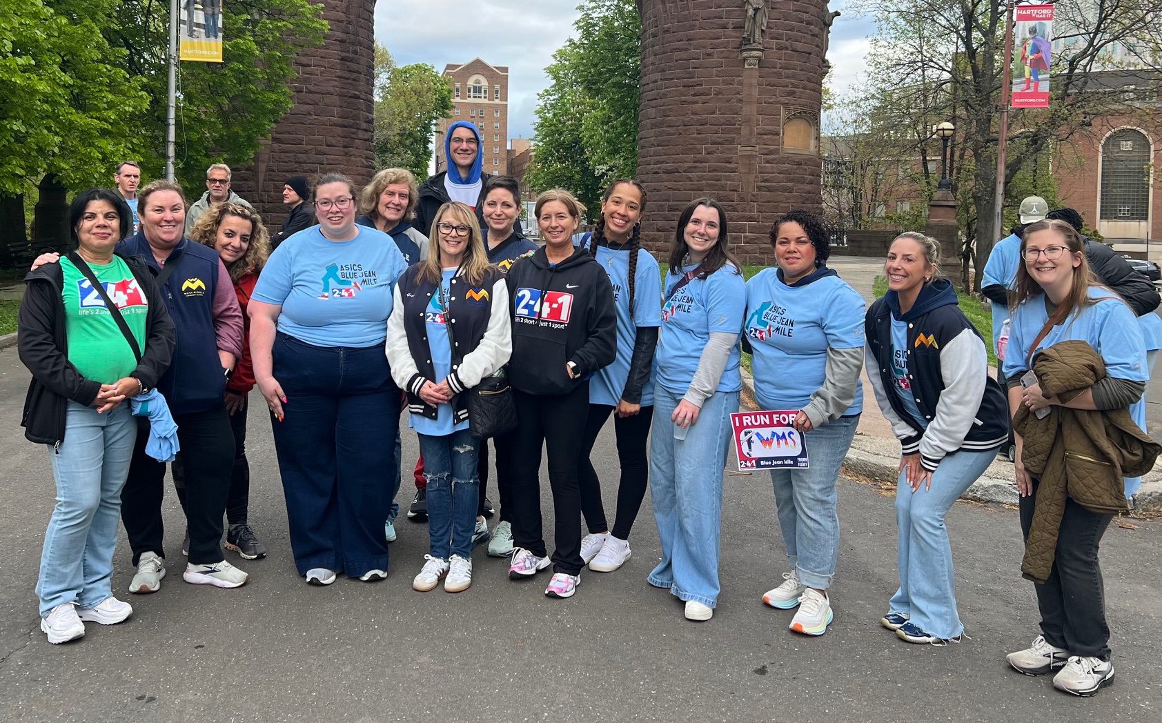 Blue Jean Mile Fundraiser for 2-4-1 Sports