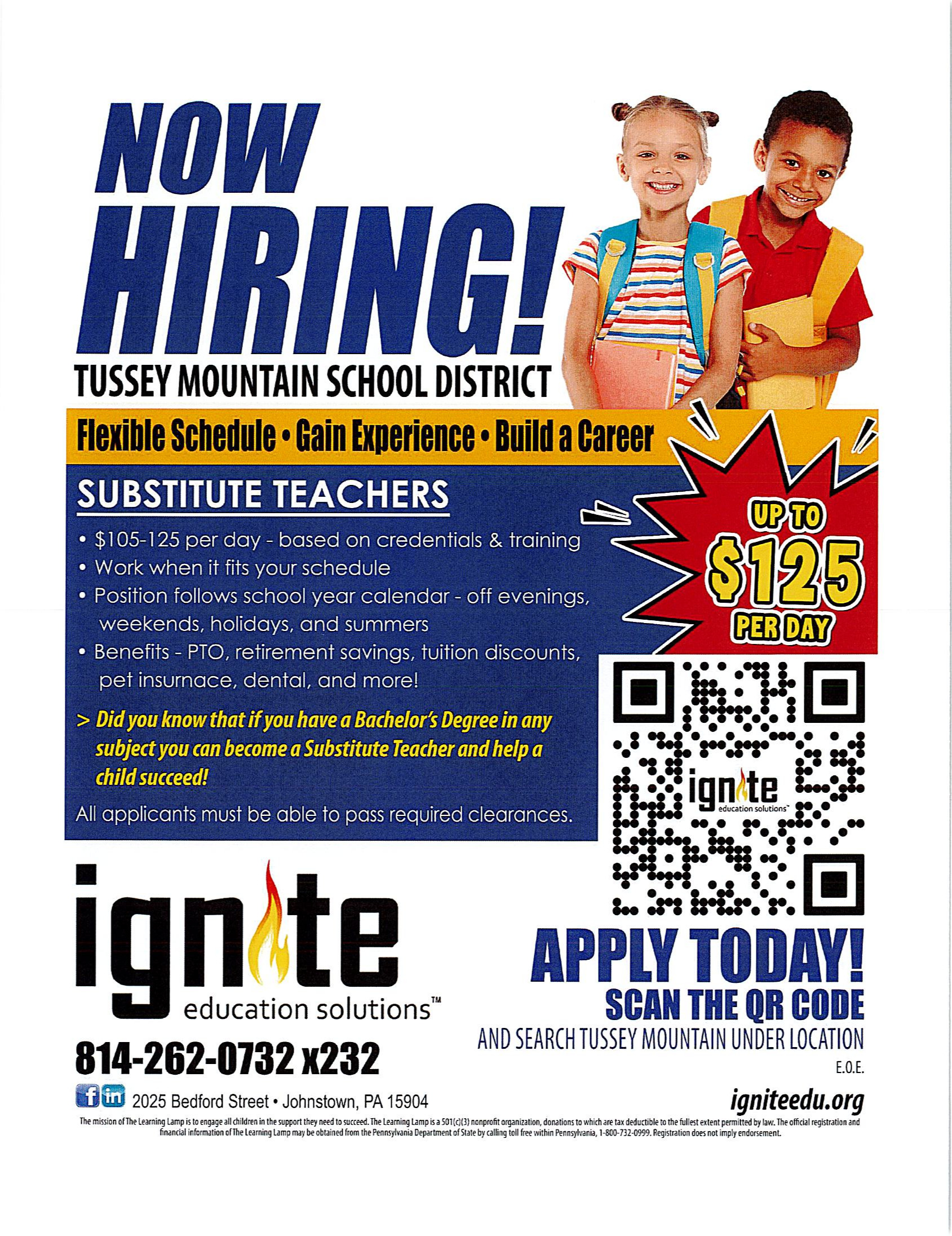 Now hiring at Ignite education solutions