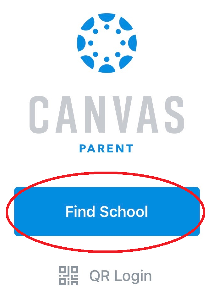 CANVAS PARENT - FIND SCHOOL