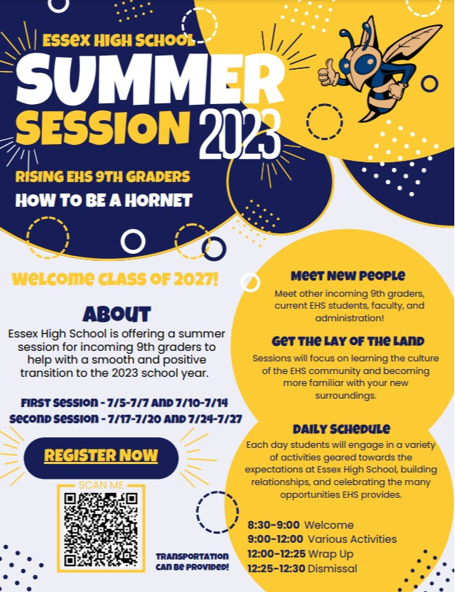 Summer Session Flyer 2023