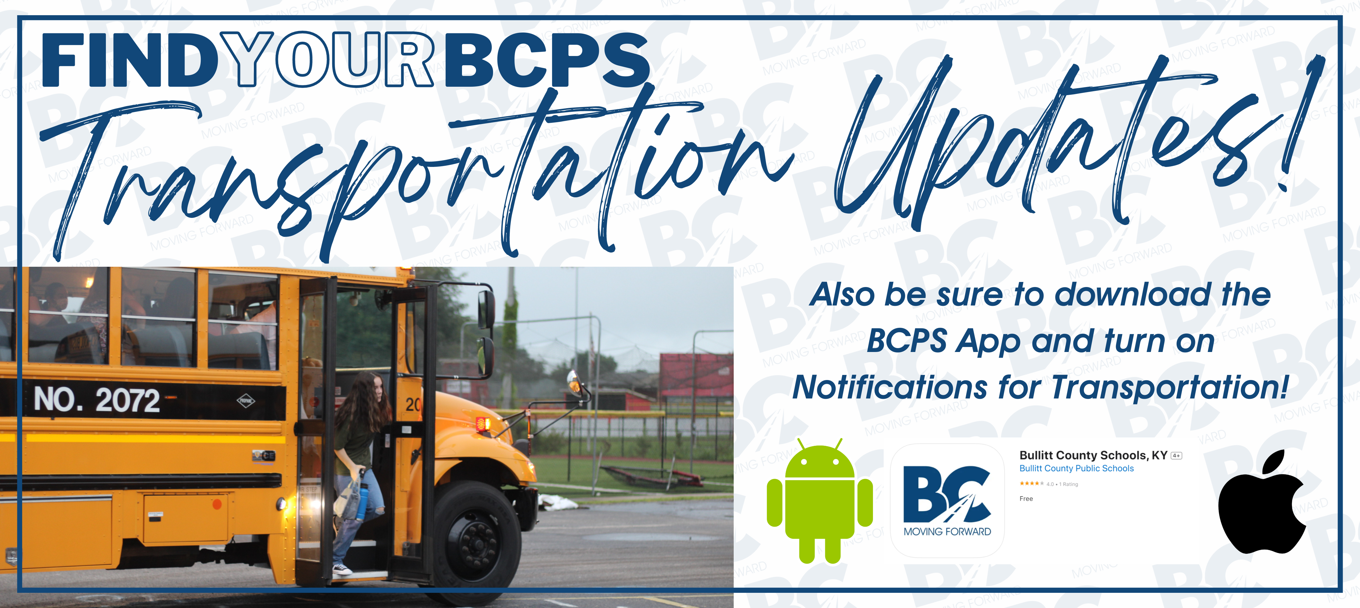 Find Your BCPS Transportation Updates Here!