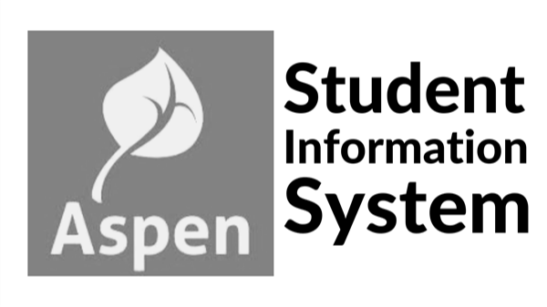 Aspen logo, Student information system with an Aspen leaf