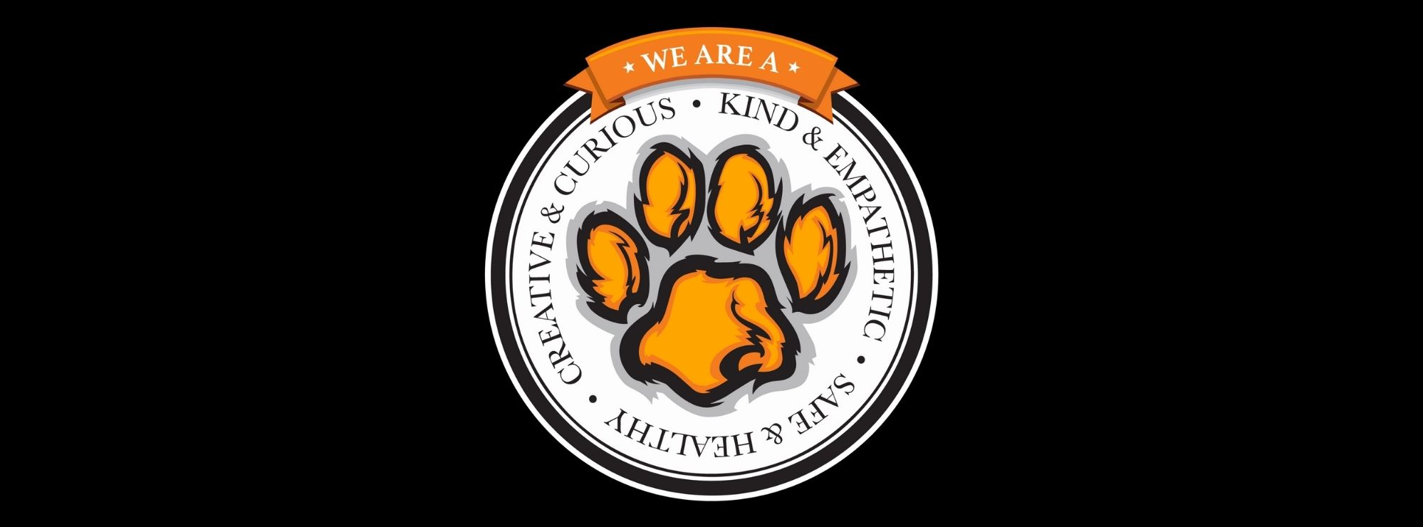 Maynard Public Schools Logo: We are a kind and empathetic, safe and healthy, and creative and curious district