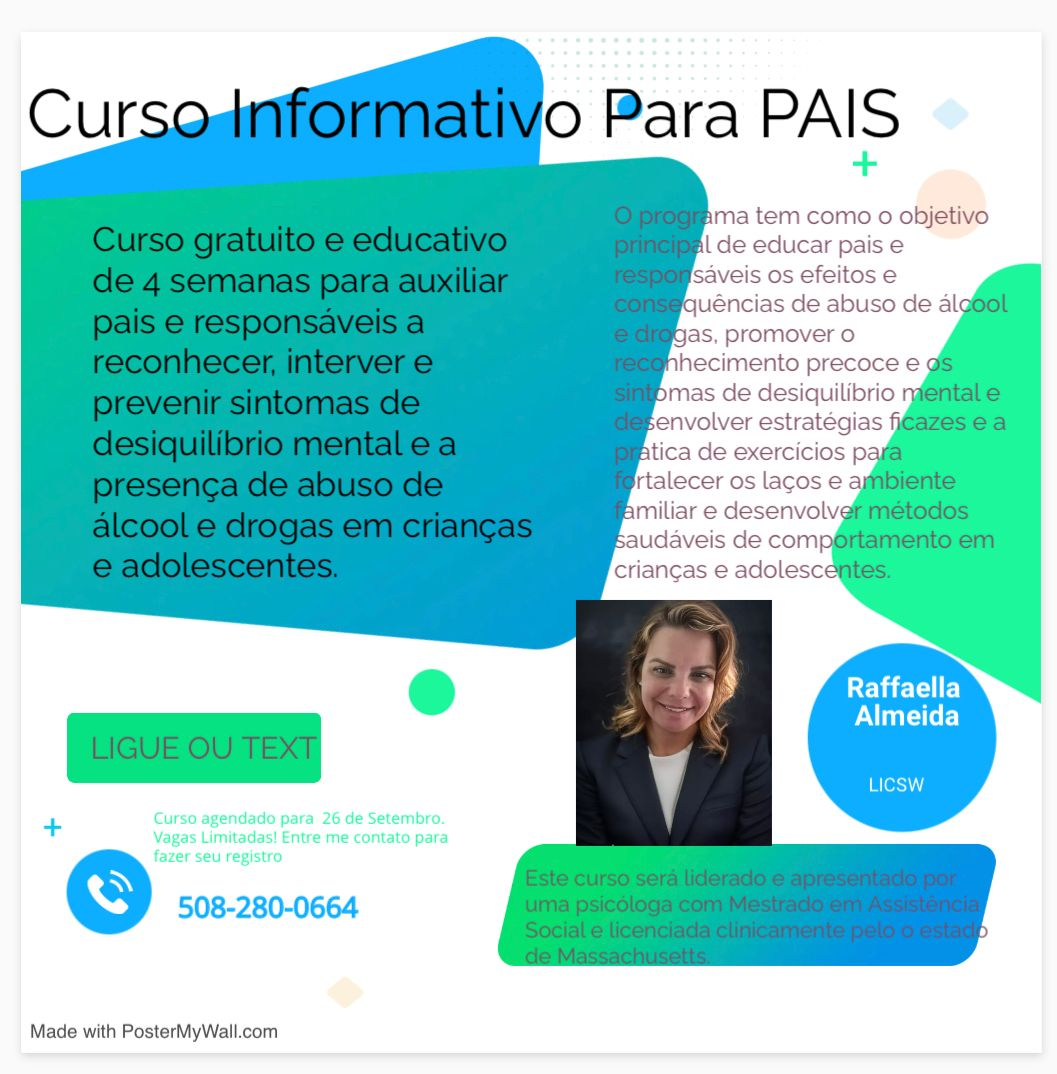 workshop on mental health for Portuguese-speaking families