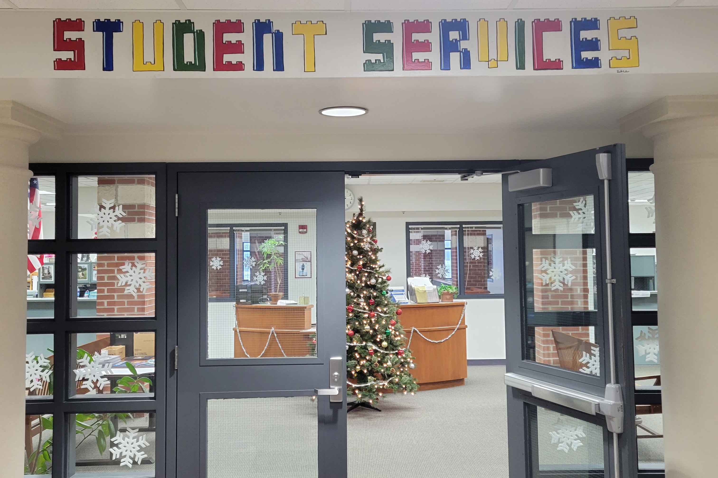 Entrance to Student Services