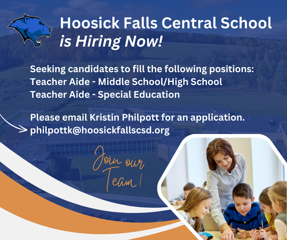 Career Opportunities Hoosick Falls Central School District