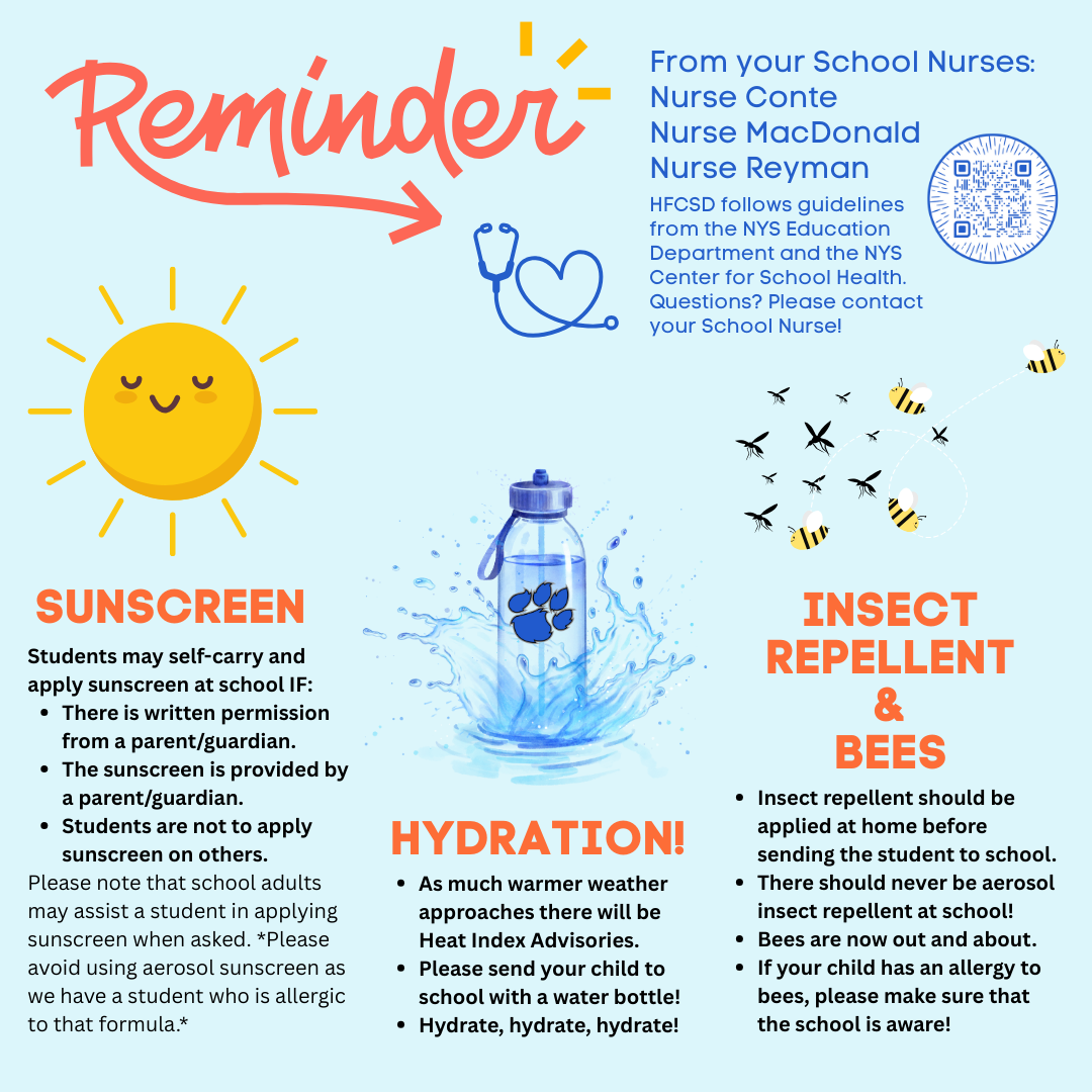 spring weather reminders