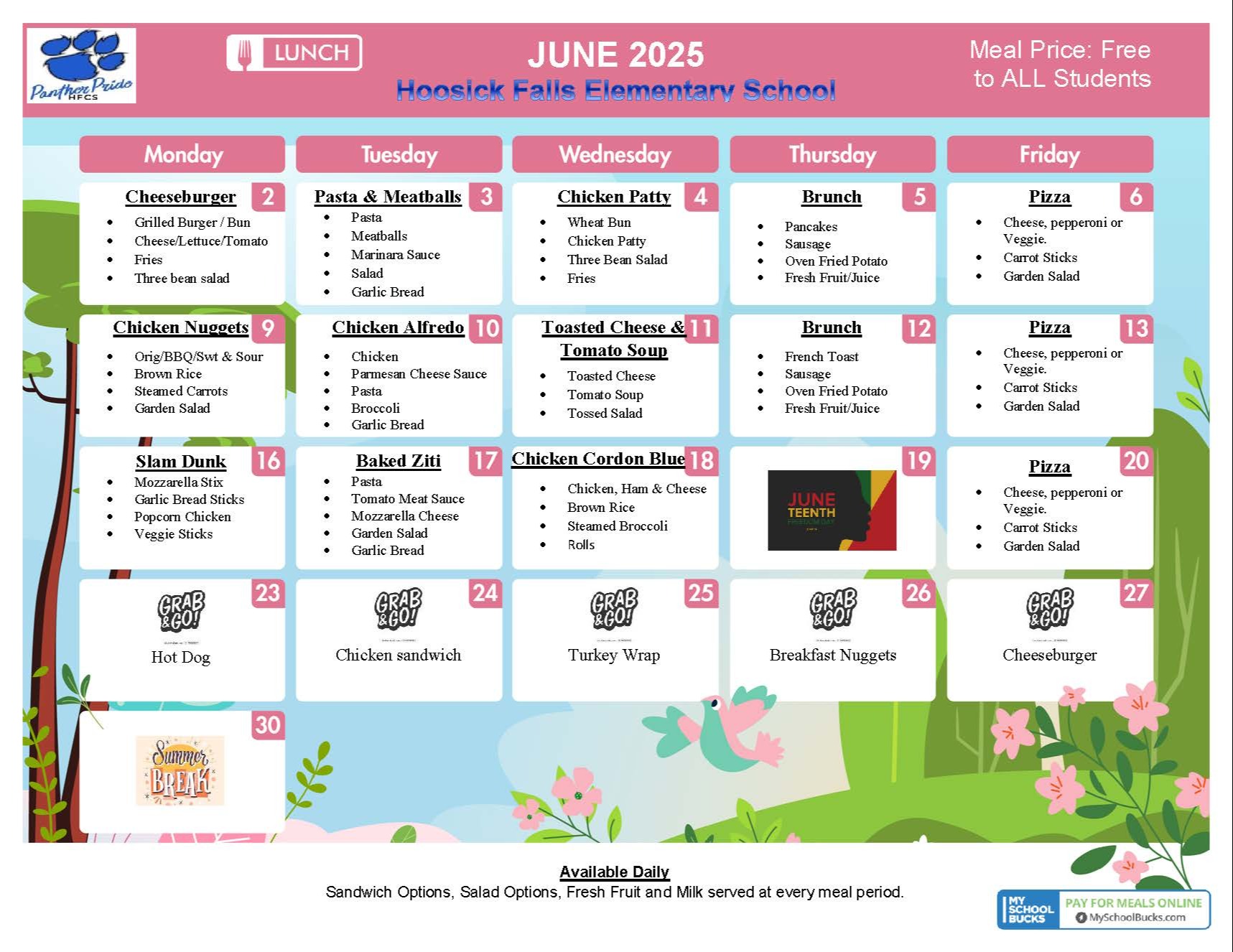 june menu es