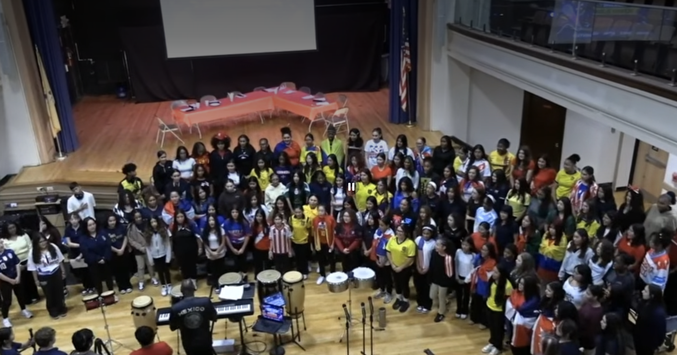 Belleville Middle School Celebrates Hispanic Heritage Month with a concert
