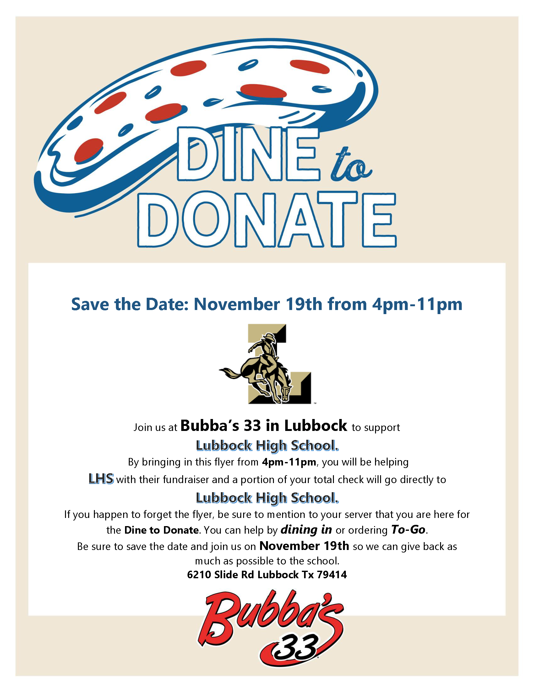 Dine to Donate