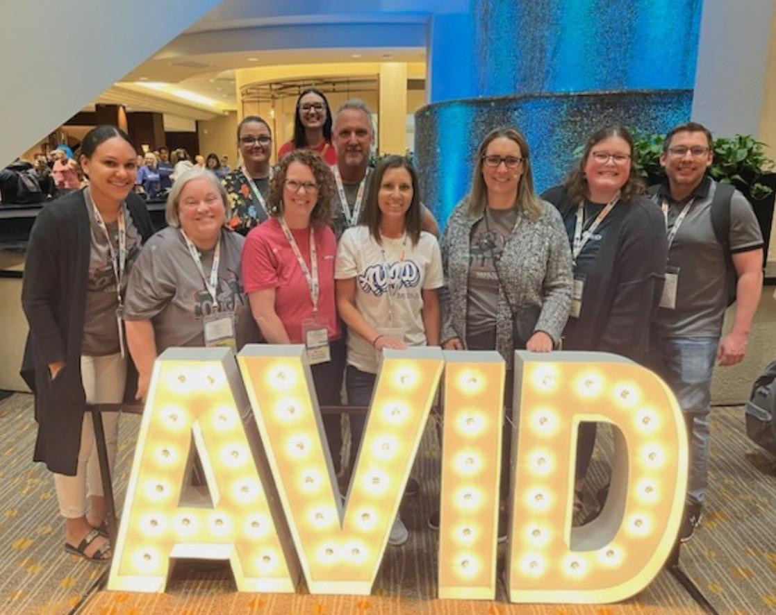 teachers and admin at AVID institute