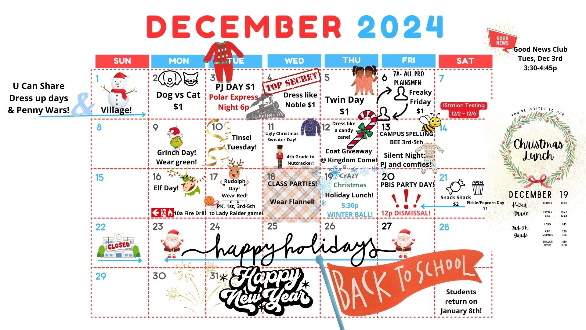 December calendar