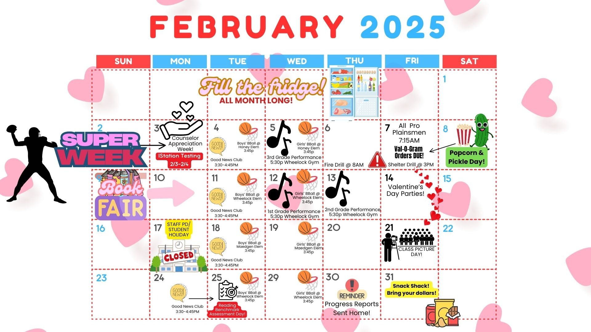 February calendar