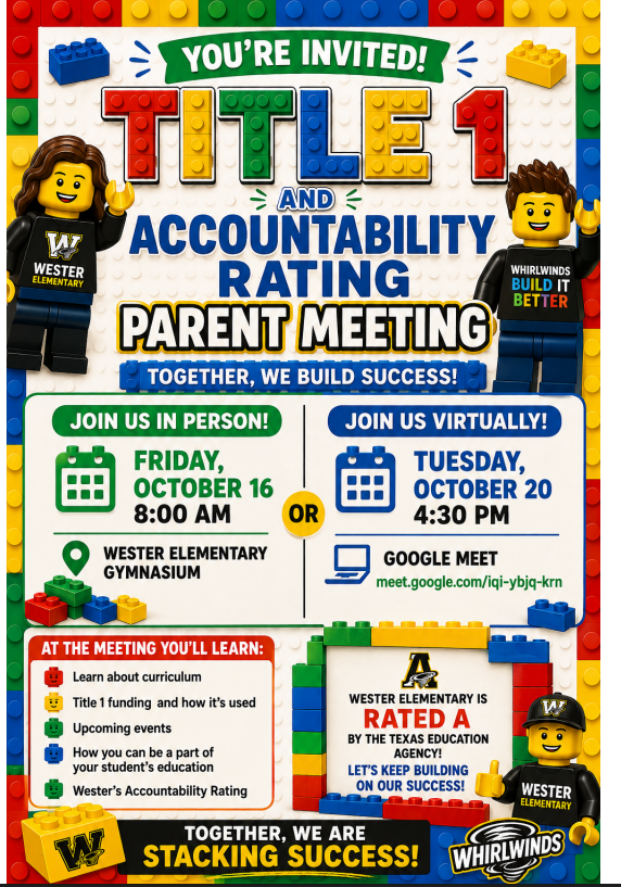 Title 1 meeting dates