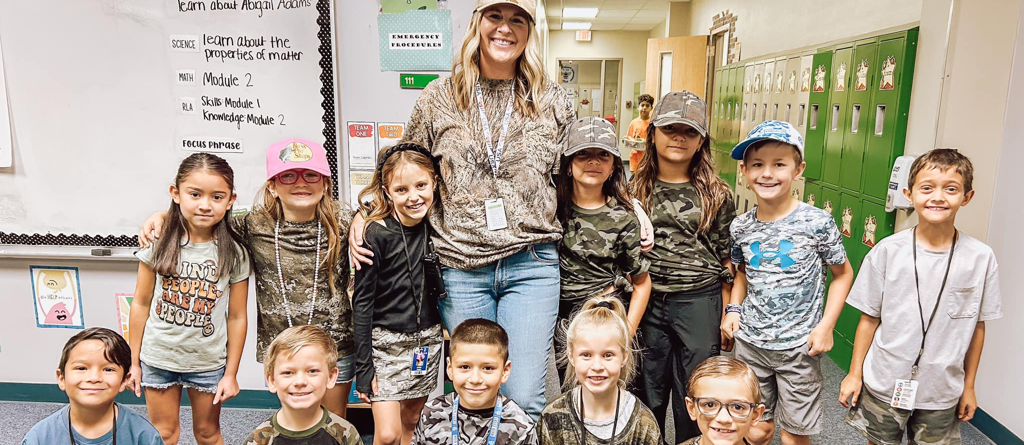 kids in camo