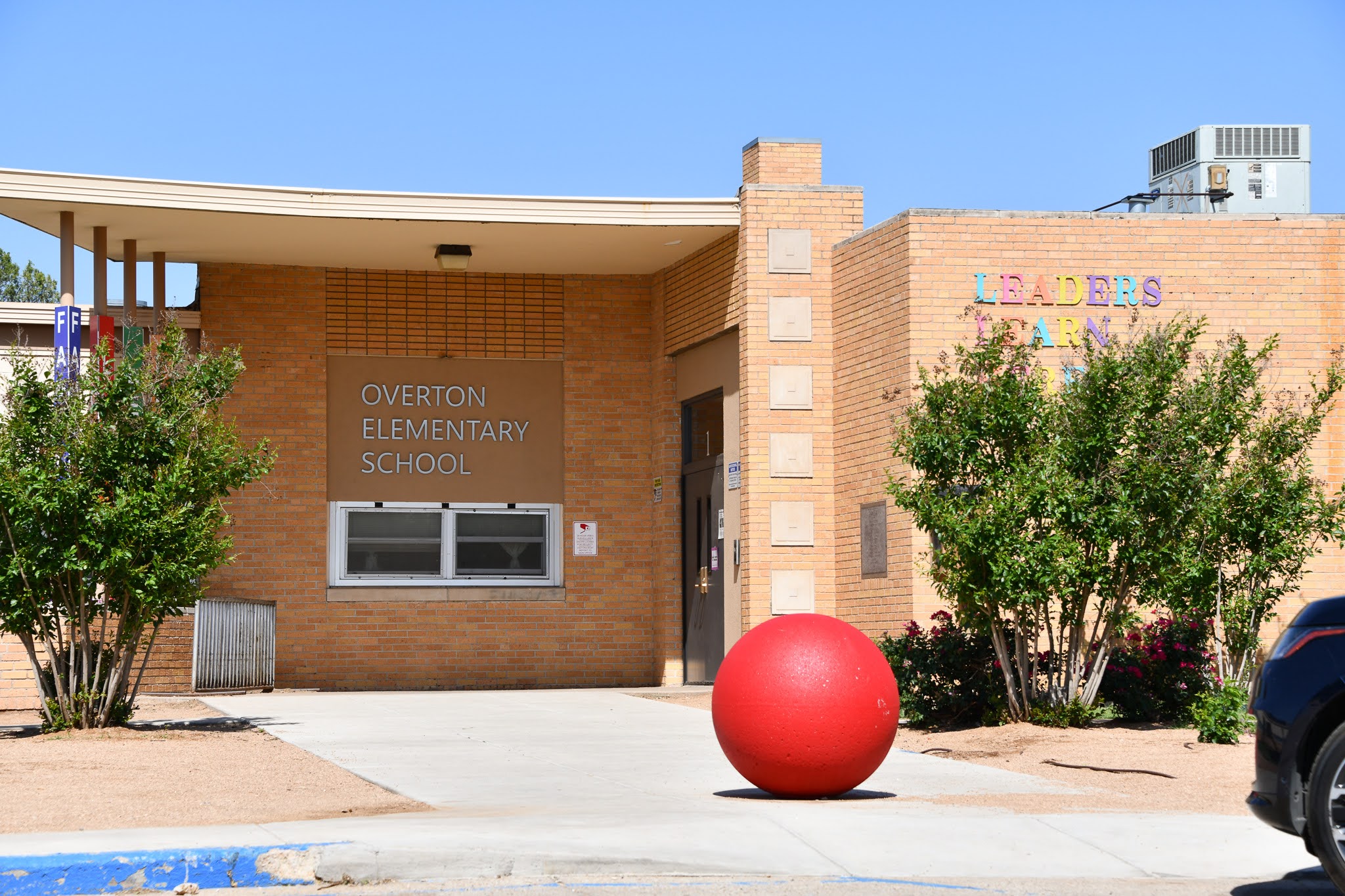 Overton Elementary School entrance