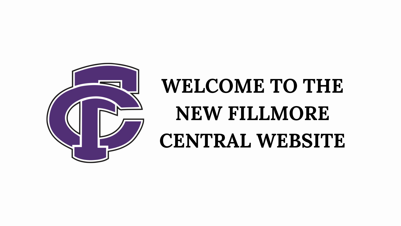 Welcome to the new Fillmore Central Website