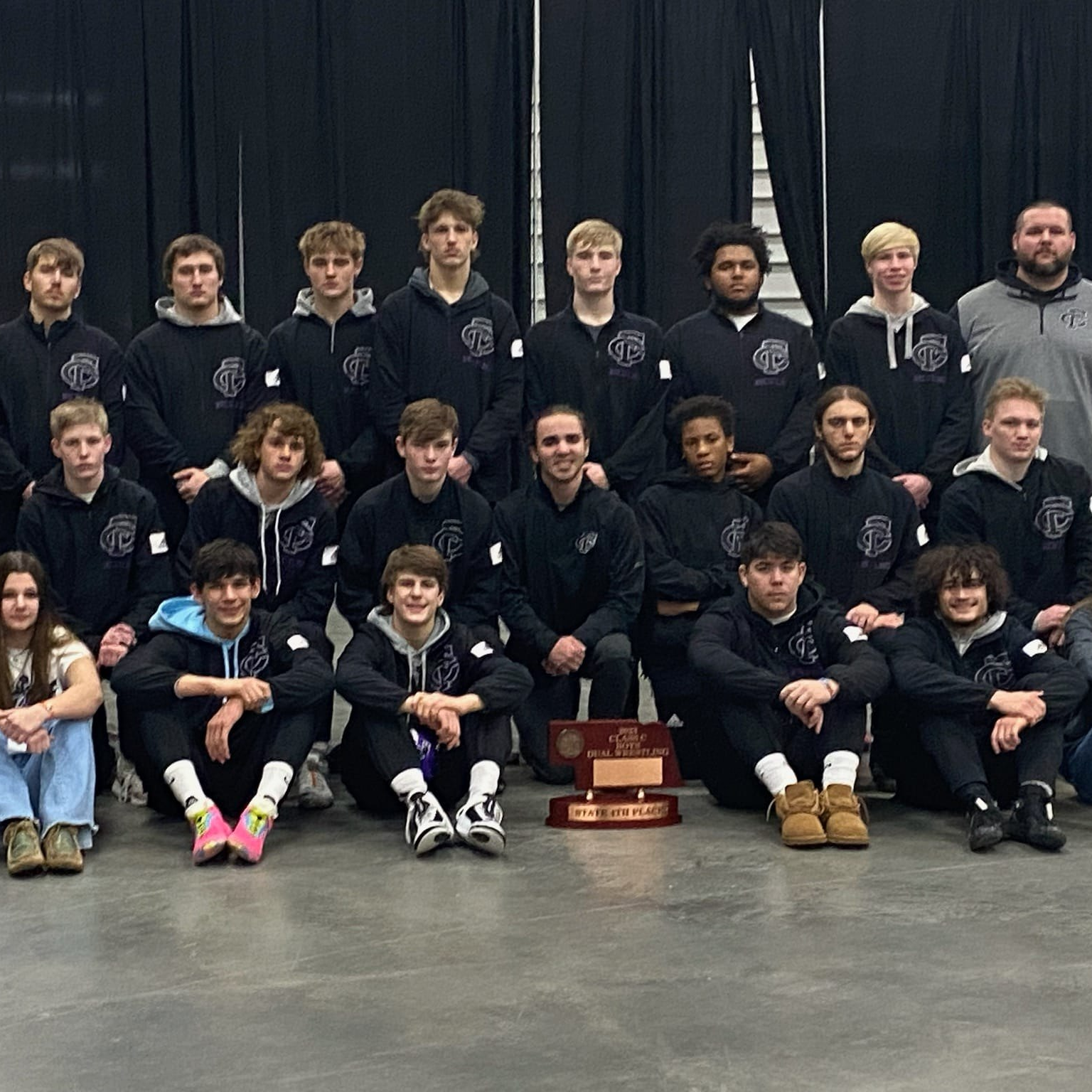 Wrestling State Dual Championships. Fillmore Central came home with the 4th place trophy. 