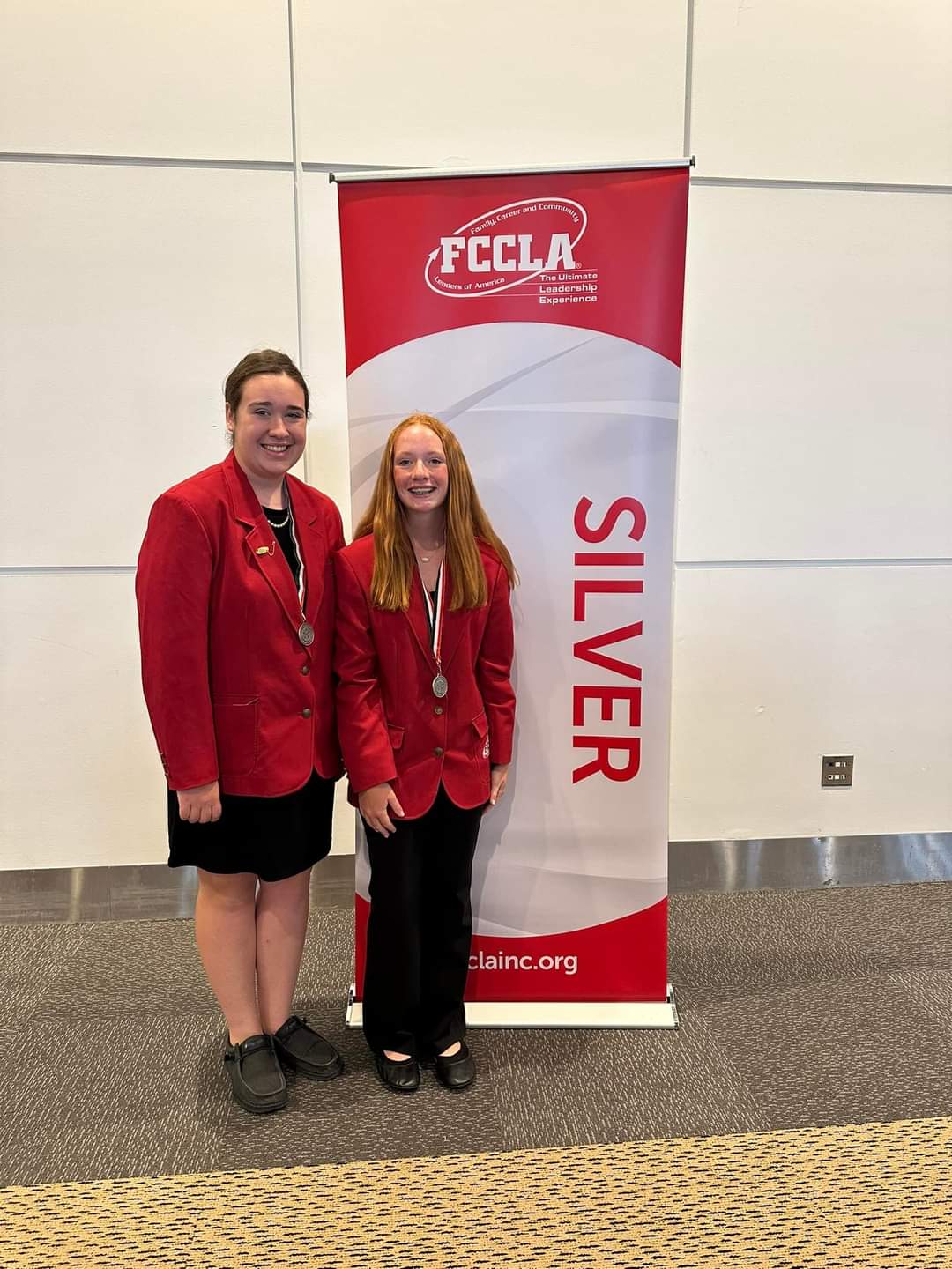 Mackenzie and Kara attending National FCCLA Convention in Denver, CO. They both earned Silver medals in their events!