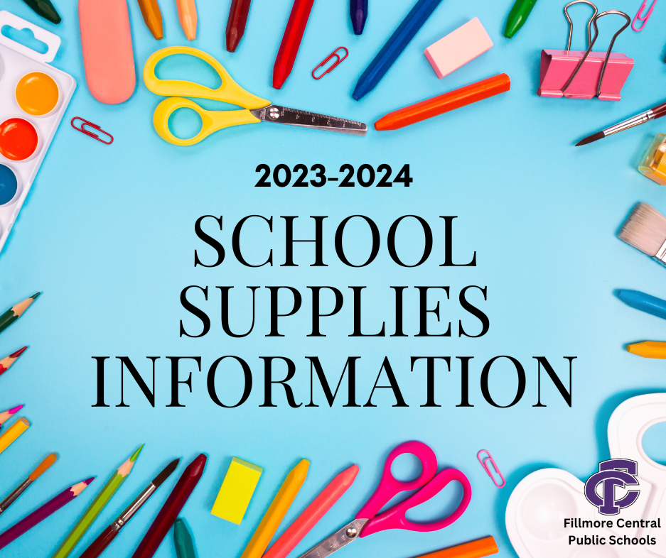 School Supply Info / School Supplies