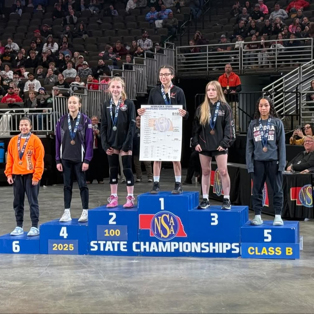 Angie S. places 4th at Girls State Wrestling 