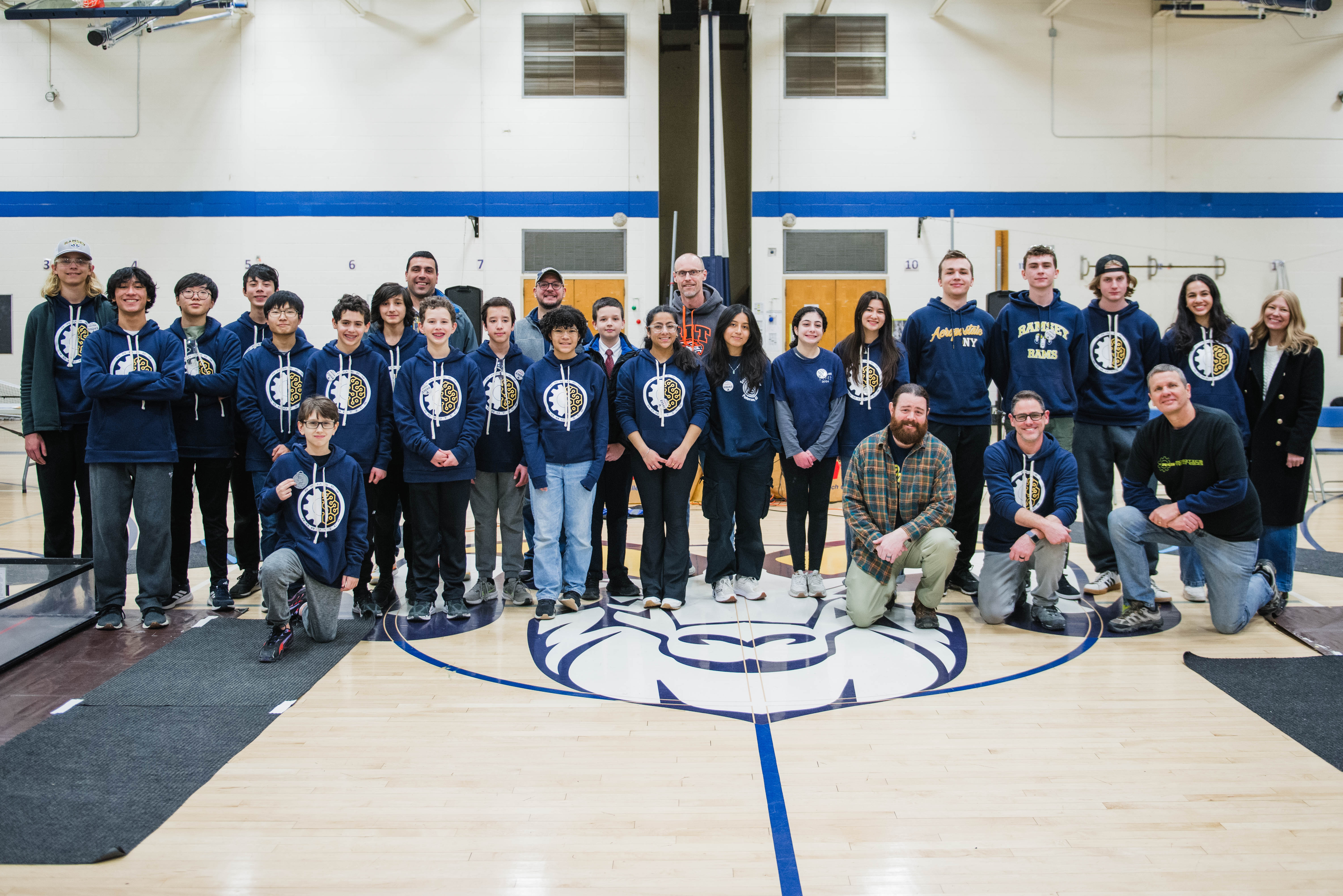 Robotics team photo