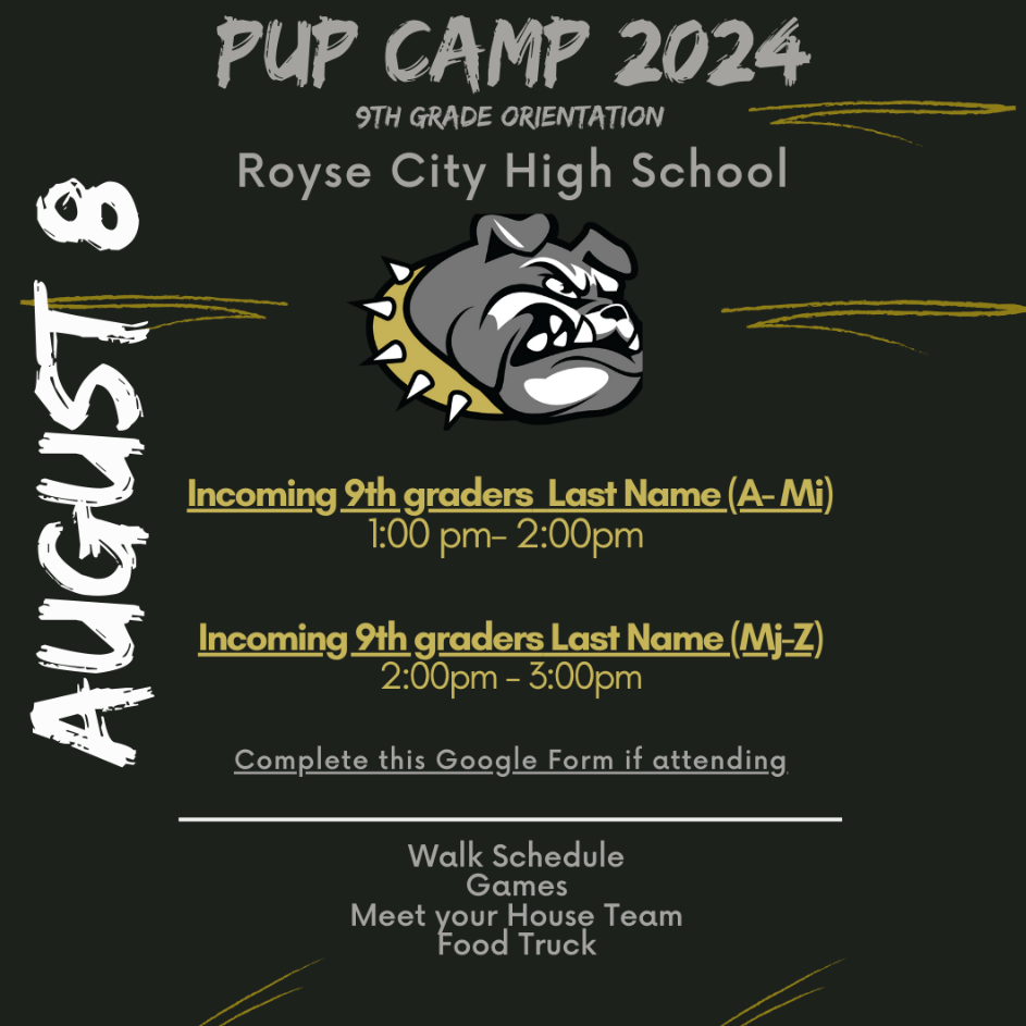 pup camp flyer