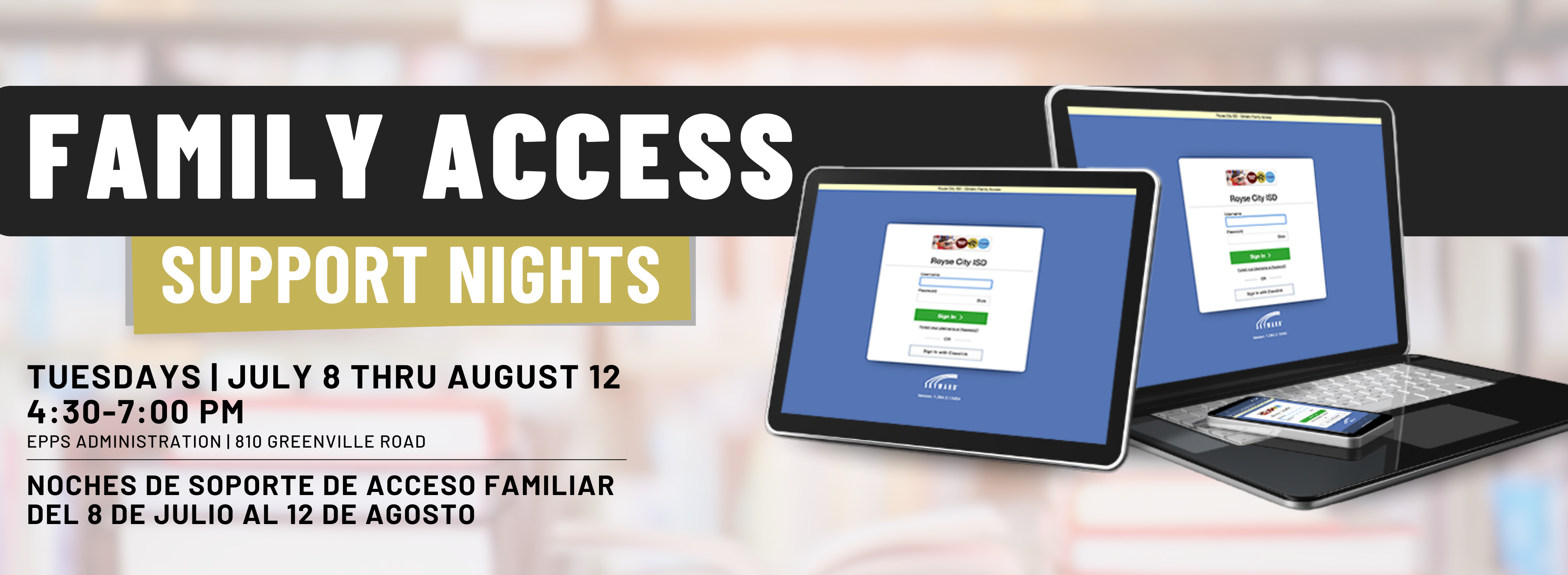 family access banner