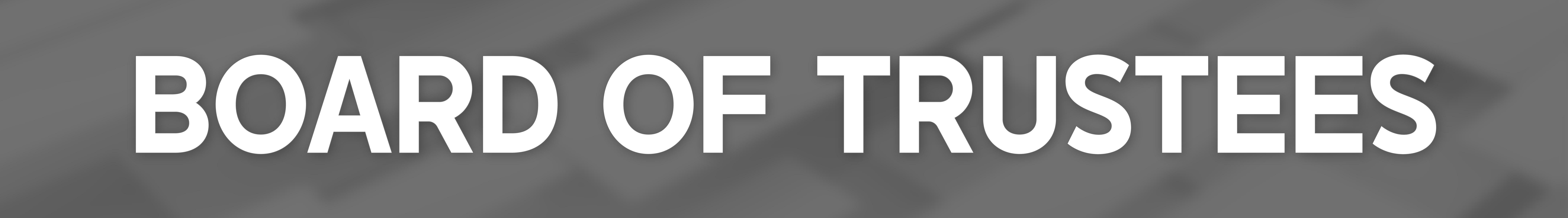 Board of Trustees Banner