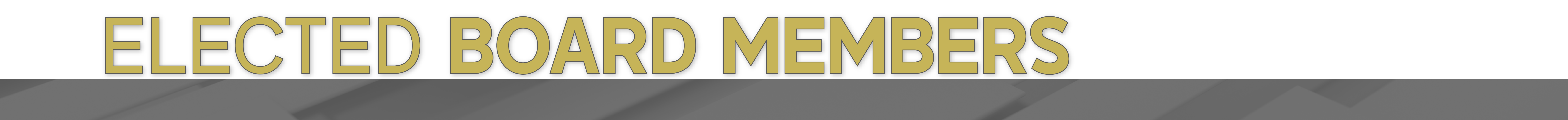 Elected Board Members Banner