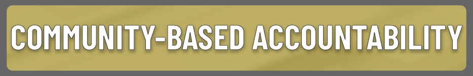 community based accountability button
